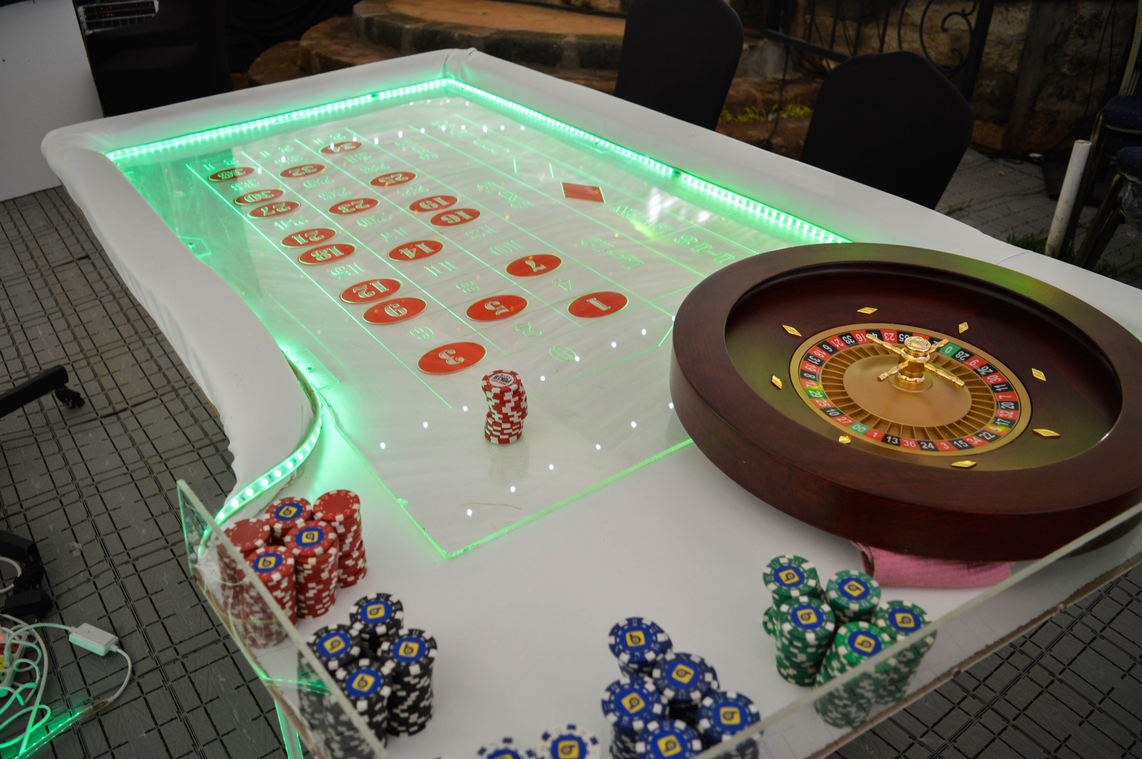 LED Roulette Corporate Event